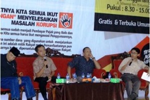 Seminar sehari yang digelar APK di gedung Sanggariang.